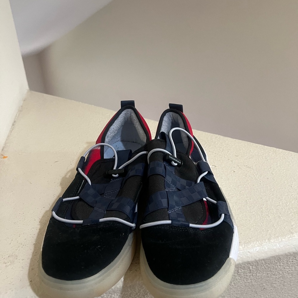 Vans Shiki Slipper‎ Fusion Dress Blues Red Men 10.5 Women 12 VN0A7TNI6OH Rare - Picture 5 of 9